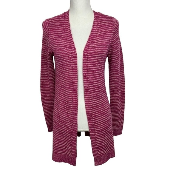 MAURICES Women’s Open Loose  Knit Cardigan Sweater Sz XS Multi Color Long Sleeve - Picture 1 of 12